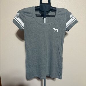 Victoria's Secret Pink Heather Gray Tee